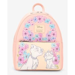 NEW RELEASE Loungefly Disney The Aristocats Duchess & Marie Floral Mini Backpack